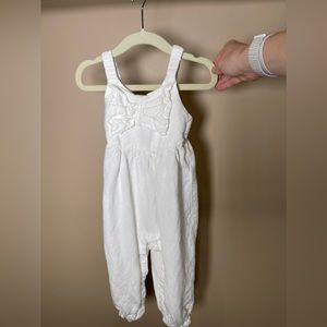 Habitual Girl white snap bottom jumper. 24 months.